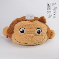 ตุ๊กตา ลิง เจ้าจ๋อจอร์จ หมอนอิง สีน้ำตาล Curious George Jumbo Face Mascot Cushion SEGA ? ไม่มีป้ายห้อย ✨ 2XL = 62x47x26 cm