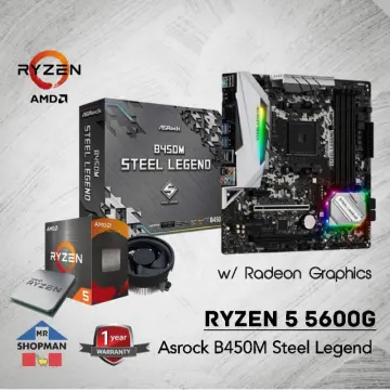 Shop Asrock B450m Steel Legend With Ryzen 3 with great discounts