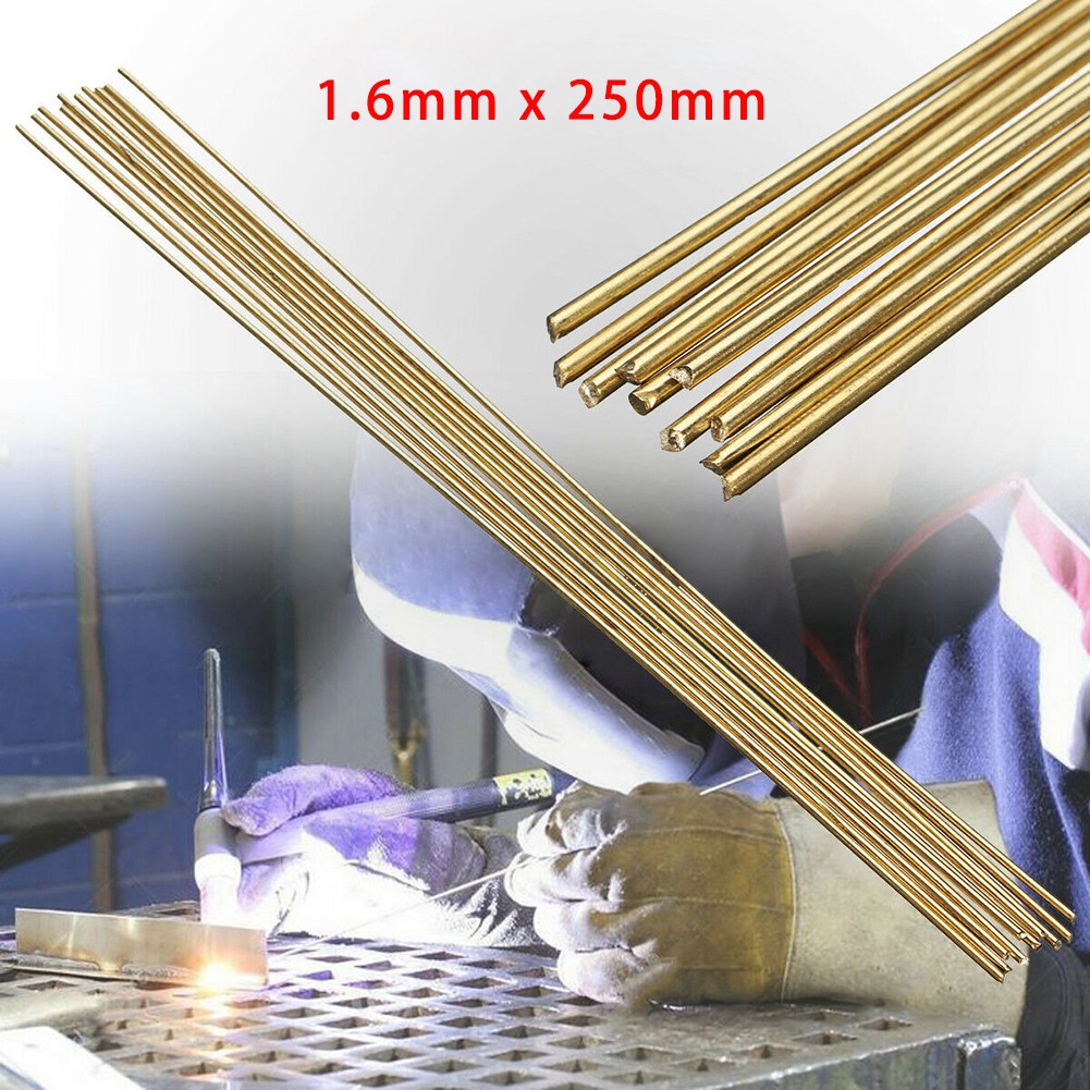 Easy Melt Welding Brazing Rod Rods Low Temperature 1.6mm X 250mm Brass HS221 