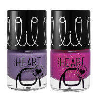 Little Heart Peel Off Nail Color ยาทาเล็บเด็กลอกได้ Duo-Pack 2x8ml.(4950)