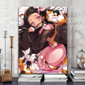 Manga Demon Slayer Kimetsu No Yaiba Tanjirou Nezuko Rengoku Anime Poster  Kraft Paper Vintage Posters Home