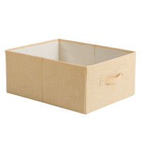 Cotton And Linen Storage Box Large Capacity For Wardrobe Drawer Underwear Shirt Clothing Organizer Household Storage Tool