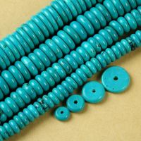 ▣❁✉ ธรรมชาติ turquoise spacer ปะเก็น spacer ลูกปัดแร่ดิบการเพิ่มประสิทธิภาพหลวมลูกปัด Xingyue Vajra Bodhi hand string ลูกปัดอุปกรณ์เสริม