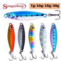 Sougayilang Metal Lead Jigging Artificial Jig Sinking Baits (1 Pc) Pancing(7g/10g/15g/30g)