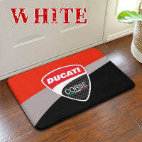 Ducati Door Mat Flannel Water-absorb Soft Anti-skid Carpet Mat Rug for Home Floor Bath Kitchen Mat, Ducati Motorcycle Cool Mat Door Mats Bedroom Bathroom Decor (Size: 40x60cm/45*75cm)