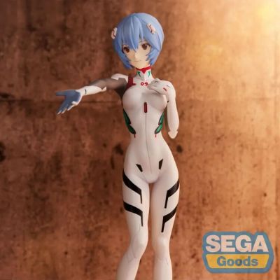 ZZOOI In Stock Original SEGA SPM EVA EVANGELION Ayanami Rei Combats 21cm Anime Figure Action Figures Collectible Model Toys