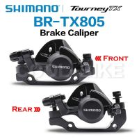 Shimano Tourney BR TX805ดิสก์เบรก BR-TX805คาลิปเปอร์แผ่นเรซิ่นด้านหน้าด้านหลัง MTB จานเครื่องยนต์เบรกอัพเกรดสำหรับ M375