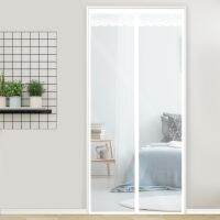 【LZ】 Magnetic Door Curtain Home Office Living Windproof Air-conditioning Partition Anti-mosquito HOOk LOOP Door Curtain