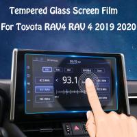 กระจกเทมเปอร์นำทาง Gps หน้าจอควบคุมรถกลางปกป้องหน้าจอฟิล์มป้องกันสำหรับ Toyota Rav4 Rav 4