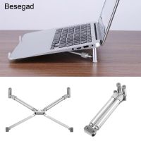 Besegad Foldable Laptop Stand Adjustable Portable Tablets Cooling Support Bracket Holder for Macbook Imac Notebook Accessories