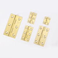 6PCS Furniture Hinges DIY Heavy Duty Box Hinges Cabinet Drawer Folding Hinges for Home Shop 1 Inch