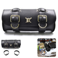 Motorcycle Tool Bag Fork Barrel Shape Handlebar Front Fork Bag Saddlebag For Harley Chopper Bobber Cruiser Sportster XL 883 1200