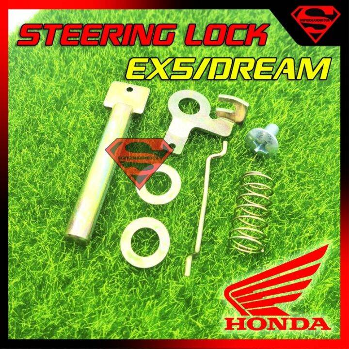 HANDLE LOCK STEERING LOCK KIT EX5 HIGH POWER EX5 HP HI POWER EX5 DREAM