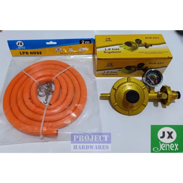 LPG Regulator with Level Gauge and Safety Relief push pin and optional