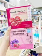 Bột Collagen Lựu Đỏ & Nhuỵ Hoa Nghệ Tây Saffron Bio Cell Hàn Quốc