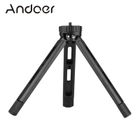 Andoer Tabletop ขาตั้งกล้องพับอะลูมินัมอัลลอย1/4ที่ยึดสกรูฟังก์ชั่นขาออกแบบสำหรับกล้อง DSLR สมาร์ทโฟนไฟ LED Stabilizer Max.โหลด15กก.