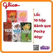 Nhiều vị Lốc 10 hộp Bánh que Glico Pocky 40gr