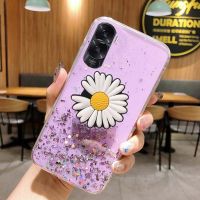 เคสมันเงาเลื่อมลายดวงจันทร์สำหรับ Honor 90 Lite 90 Pro ดอกเบญจมาศพับเป็นขาตั้งซิลิโคนใสสำหรับ Honor 90 Lite 90 Pro ปกหลัง