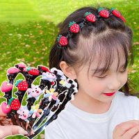 【cw】 Strawberry Hair Band Child Clip Hairbands Headband Birthday Gifts Headwear Accessories