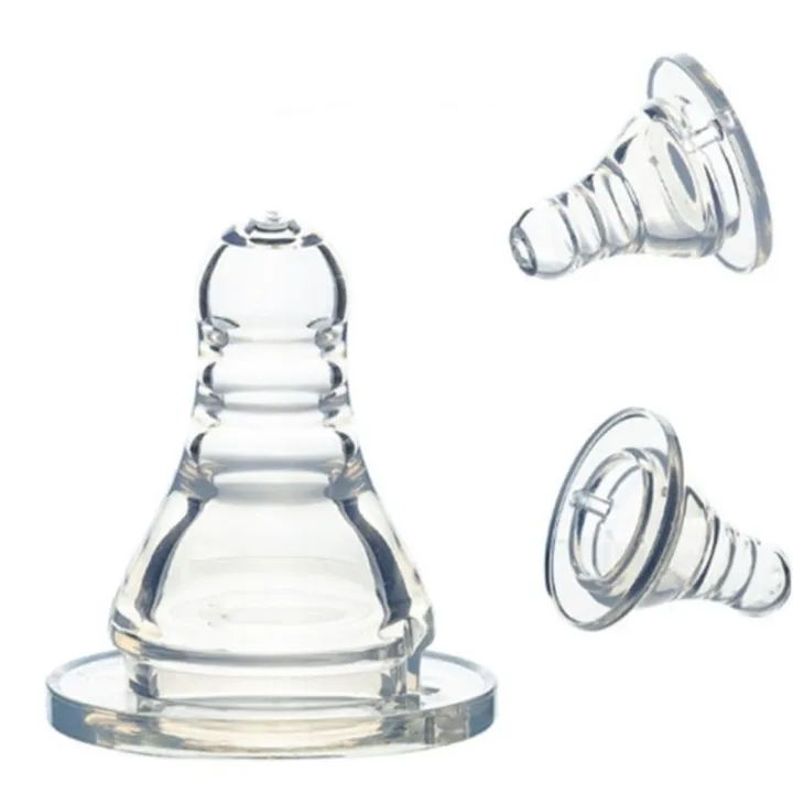 Clear Baby Silicone Nipple Feeding Bottle Nipple Milk Bottle Silicone