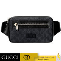 กระเป๋า GUCCI GG BLACK BELT BAG (BLACK/GREY)