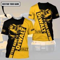 (ALL IN STOCK XZX)    New 2023 DEWALT Top Gift Mens T-Shirt Full 3D SIZE S-5XL  07   (FREE NAME PERSONALIZED)