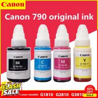 หมึกเติม แคนนอน Canon GI-790 หมึกเติม /G1010/G2010/G3010/G4010/ เข้ม ใส 1 ชุด 4 สี ถูก BK, C, M, Y #หมึกสี  #หมึกปริ้นเตอร์  #หมึกเครื่องปริ้น hp #หมึกปริ้น   #ตลับหมึก