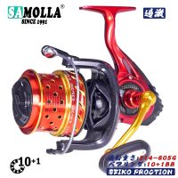 [HOT LIAXLLWISAAZH 534] 2022 Spinning Fishing Reel 13 1BB ความเร็ว5.5:1-4.1:1 25กก. ลากสูงสุด Sea เรือปลา Reels Peche En Mer ช้อนโลหะ Moulinet Peche