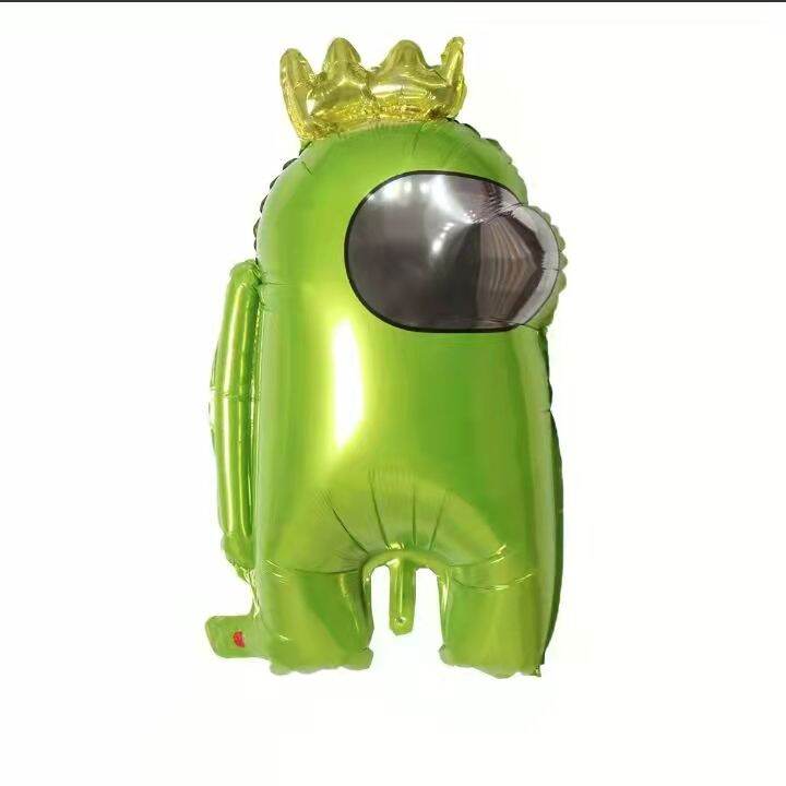 27 inches INS werewolf theme Crown Green among us happy birthday party