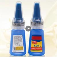 20ml Liquid Super Glue 401 Instant Strong Glue Bond Leather Wood Rubber Metal Glass Cyanoacrylate DIY Adhesive Nail Gel PVC Glue  by Hs2023