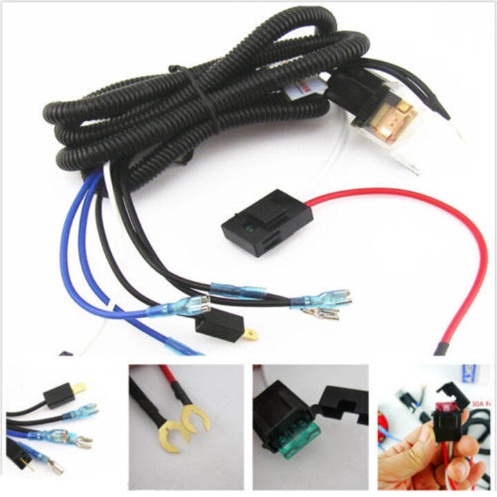 V Horn Wiring Harness Relay Kit For Car Truck Grille Mount Blast Tone Horns Electric Disc Horn