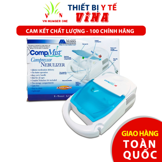 Máy xông mũi họng compmist compressor nebulizer usa - ảnh sản phẩm 1