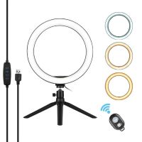 587D 6 Inch LED Selfie Ring Light Dimmable LED Ring Lamp Photo Video Camera Phone Light Ring Light For YouTube Fill Light