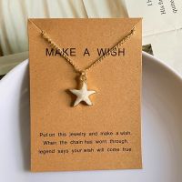 ✗☃❏ Starfish Necklace for Summer Holiday Gift Cute Lovely New Fashion Choker Necklace Wholesale Jewelry