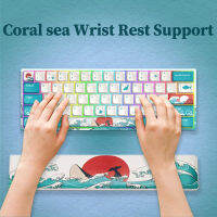 XVX Coral Sea Wrist Rest Pad สำหรับคีย์บอร์ด Ergonomic Soft Wrist Support Anti-Slip Rubber Base Support For Office Computer Laptop