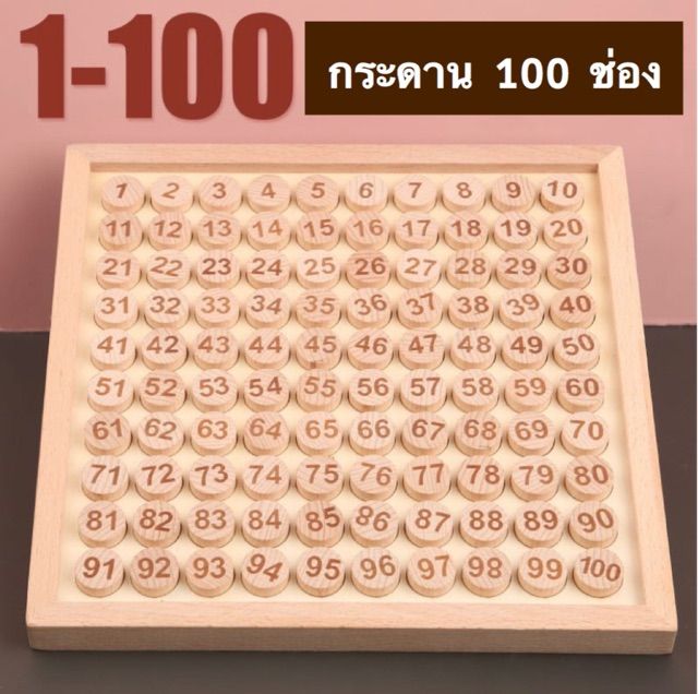 ส่งเร็ว-กระดานเลข-100-ช่อง-นับเลข-สอนการบวกลบ-มี-7-แบบให้เลือก