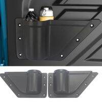 Front Door Storage Box Water Cup Holder Storage Box Interior Accessories for 2021-2022 Ford Bronco 2PCS