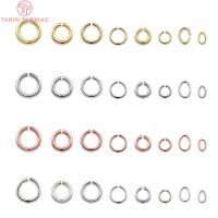 【YF】✥  (3622) 50PCS Gold Color Real Plated Rings Split Jewelry Finding Earrings Accessories Wholesale