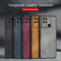 Sheepskin Leather Case For Xiaomi Redmi 10C Camera Protection Silicone Bumper Cover Xiomi Redmi10C Redme 10 C C10 6.71"  Fundas Phone Cases