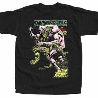 เสื้อยืดผู้ชาย เสื้อยืดคอกลม ผ้าฝ้าย พิมพ์ลายโปสเตอร์ Swamp Thing Louis Jourdan Ray Wise สีดํา สีขาว แฟชั่นคลาสสิก สําหรับผู้ชาย 2019