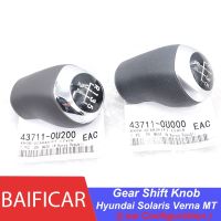 Baificar Brand Electroplate 5 Speed Manual Stick Gear Shift Knob Lever Shifter For Hyundai Solaris Verna MT Low Configuration