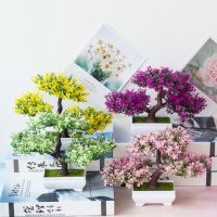 【cw】Artificial Plants Small Pine Tree Potted Bonsai For Home Garden Ho Office Bedroom Bathroom Decoration Fake Flowers Ornament