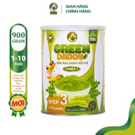 Sữa non Green Daddy Step 3 rau xanh hữu cơ 900g bổ sung các chất dinh dưỡng giúp bé sáng mắt thông minh giảm táo bón hộp thumbnail