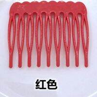 25 Mixed Color Plastic Smooth Hair Clips Side Combs Pin Magic Grip Hair Pin 46mm