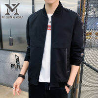 VUNC Men S Jackets New Baseball Collar Fashiion Cargo Jacket Loose Casual Jacket