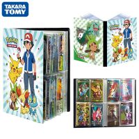 TAKARA TOMY 240Pcs Pokemon Cards Album Book Game Card GX Folder Cartoon Anime Ash Ketchum Pikachu Capacity Collection Binder Toy