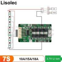 【cw】 7S 24V 10A 15A 18A Board PCB with Overcharge/over Discharge/short Circuit Protection for E-bike 18650 【hot】