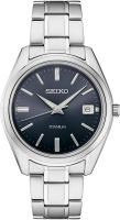 SEIKO Mens Essential TI DRK Blue Dia