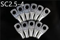 50 PCS SC2.5-4 Tinned Copper Cable lugs Copper Tube Terminals Battery Cable Lugs/Eyelets