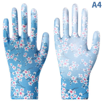 [Auto Stuffs] ถุงมือทำงานกันลื่นสำหรับปลูกในสวนถุงมือสำหรับผู้ชายผู้หญิงถุงมือป้องกันแรงงานในครัวเรือนกันลื่น